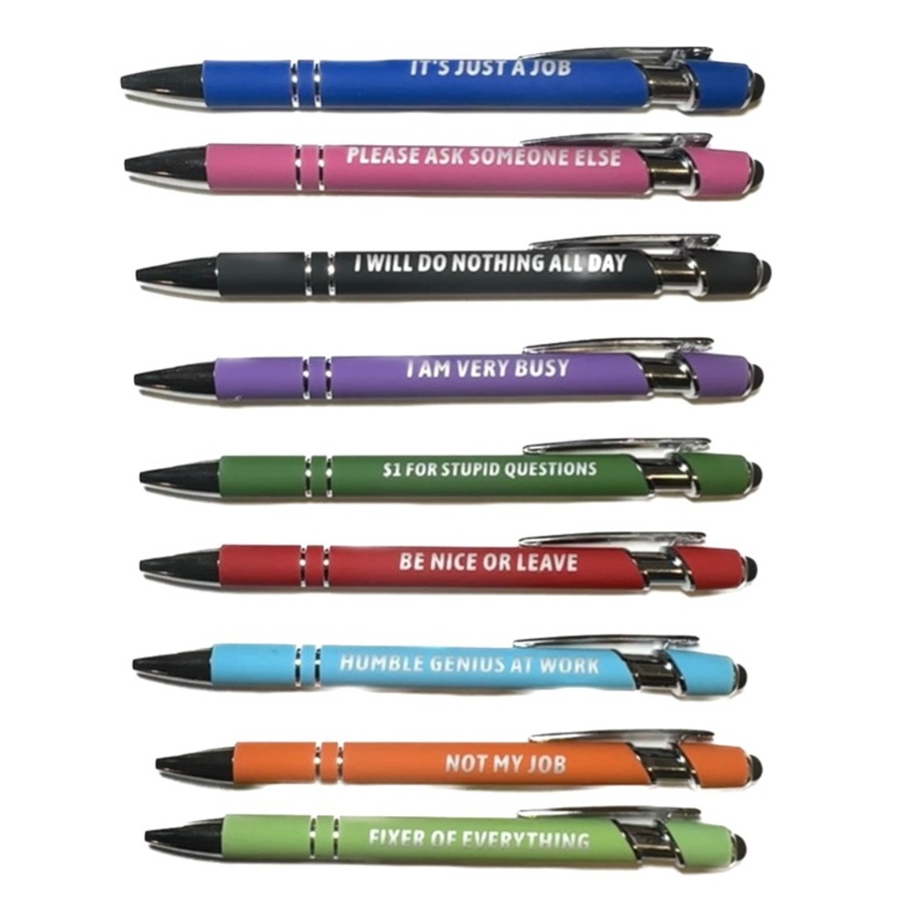 Funny Phrase Pen (1) with Stylus - Picture 2 of 16